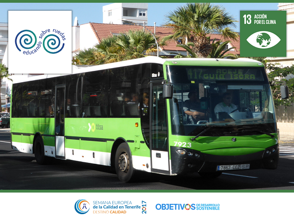 Talleres de movilidad sostenible y fomento del transporte público. ODS-13. Educando sobre ruedas