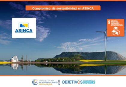 Compromiso de sostenibilidad en ASINCA. ODS 1, 2, 3, 4, 5, 6, 7, 8, 9, 10, 11, 12, 13, 14, 15, 16, 17. Asociaci&oacute;n industrial de Canarias, ASINCA