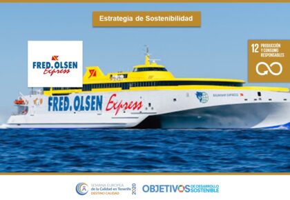 Estrategia de Sostenibilidad. ODS 3, 7, 11, 12. Fred Olsen Express
