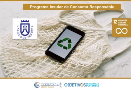 Programa Insular de Consumo Responsable. ODS 3, 12. Cabildo de Tenerife