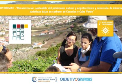 SOSTURMAC -&ldquo;Revalorizaci&oacute;n sostenible del patrimonio natural y arquitect&oacute;nico y desarrollo de iniciativas tur&iacute;sticas bajas en carbono en Canarias y Cabo Verde&raquo;. ODS 7. AIET