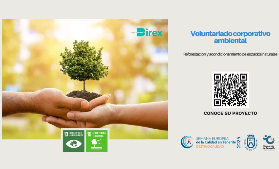 Voluntariado corporativo ambiental. ODS: 13, 15. Direx