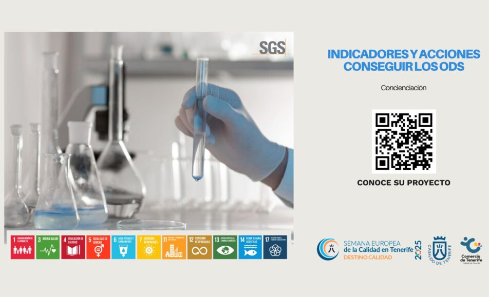 Indicadores y Acciones para Conseguir los ODS. ODS: 1, 3, 4, 5, 6, 8, 11, 12, 13, 14, 17. SGS