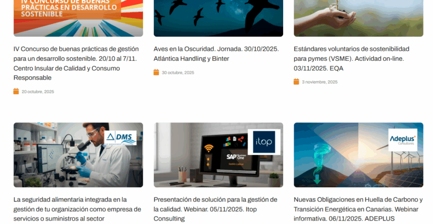 El Cabildo inicia la Semana Europea de la Calidad 2025 en Tenerife con 6 eventos programados para sus primeras semanas